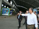Governador visita Terminal Mussurunga e anuncia operao de novas estaes de metr